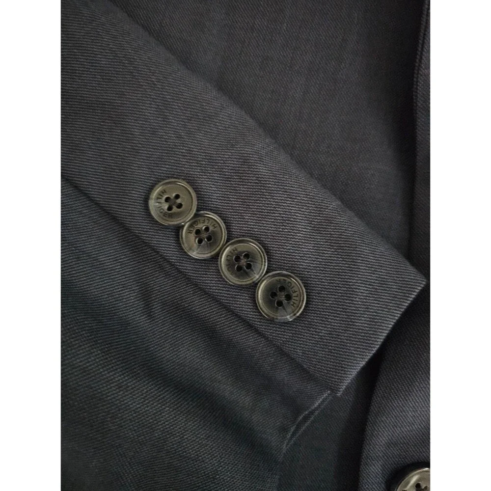 Tommy Hilfiger 100% Wool Sport Coat Blazer Men 42S Navy Business Classic